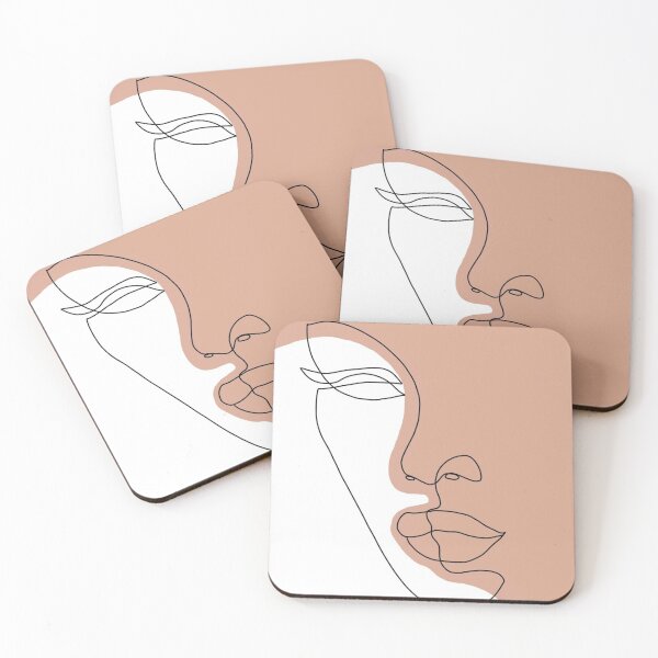 Item preview, Abstract Line Drawing of a Woman's Face designed and sold by LineSimplicity.