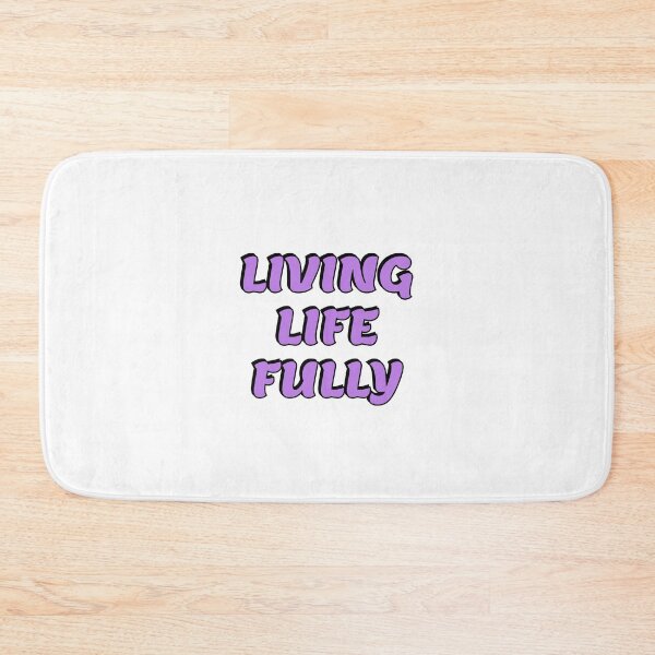 Item preview, Living Life Fully purple designed and sold by Inspirationmotivation.