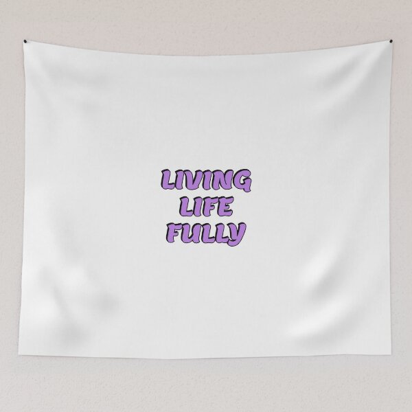 Item preview, Living Life Fully purple designed and sold by Inspirationmotivation.