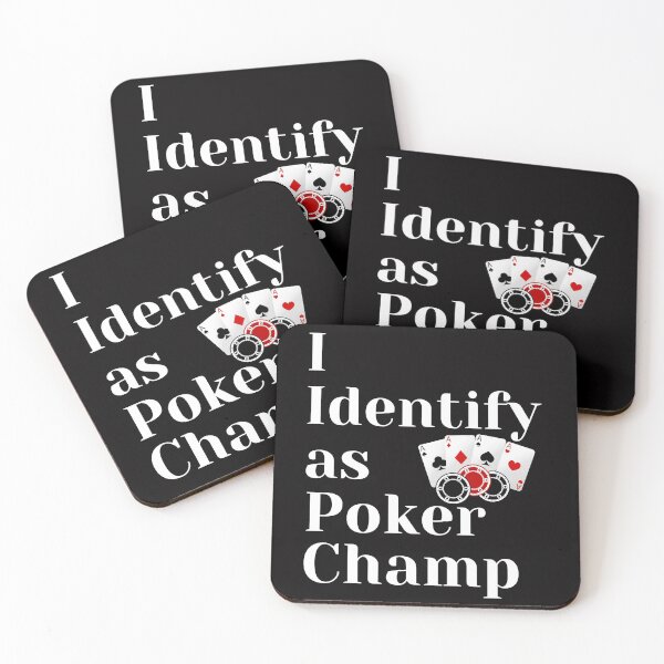 Item preview, I Identify As A Poker Champ designed and sold by SloganExpress.