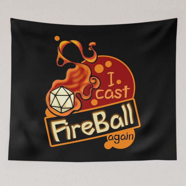 Item preview, i cast fireball designed and sold by sandpiperstudio.
