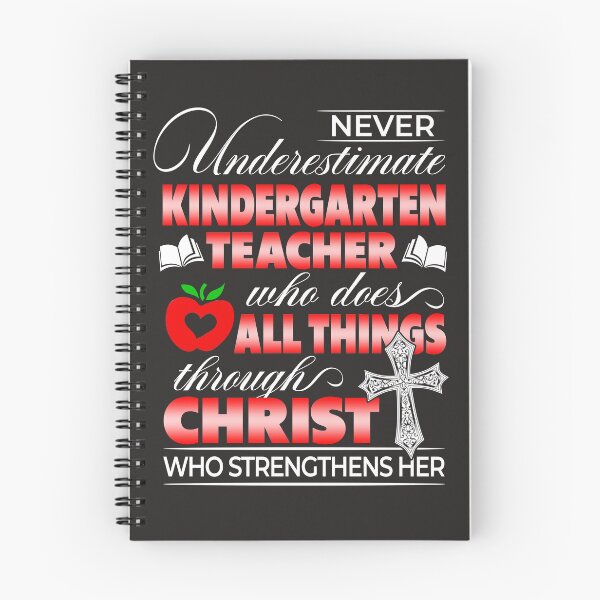 Item preview, Never underestimate a Kindergarten Teacher designed and sold by SpecialGift79.