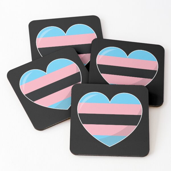 Item preview, Black Trans Pride Heart Gift, Black Transexual Love, Black Transvestite Love is Love LGBT+ designed and sold by ArtsyloShop.