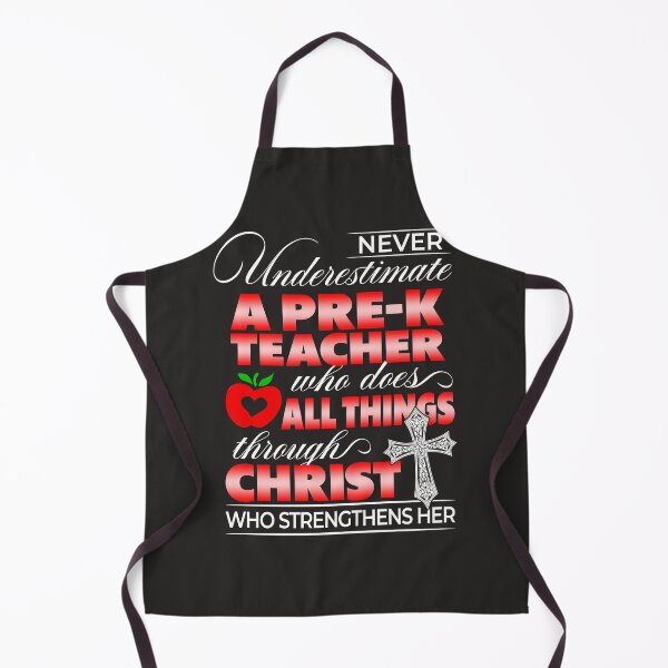 Item preview, Never underestimate a Pre-K Teacher designed and sold by SpecialGift79.