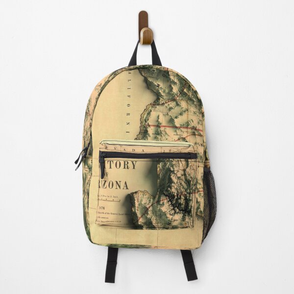 Item preview, 1876 Arizona Relief Map digitally-rendered designed and sold by ThinkAboutMaps.