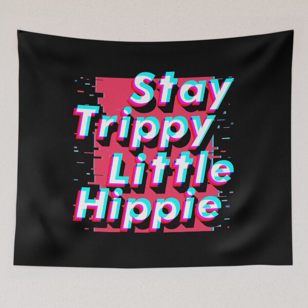 Item preview, Hippie Style - Stay Trippy Little Hippie - Cute Retro Aesthetic - Universal Vibe  designed and sold by crazycollective.