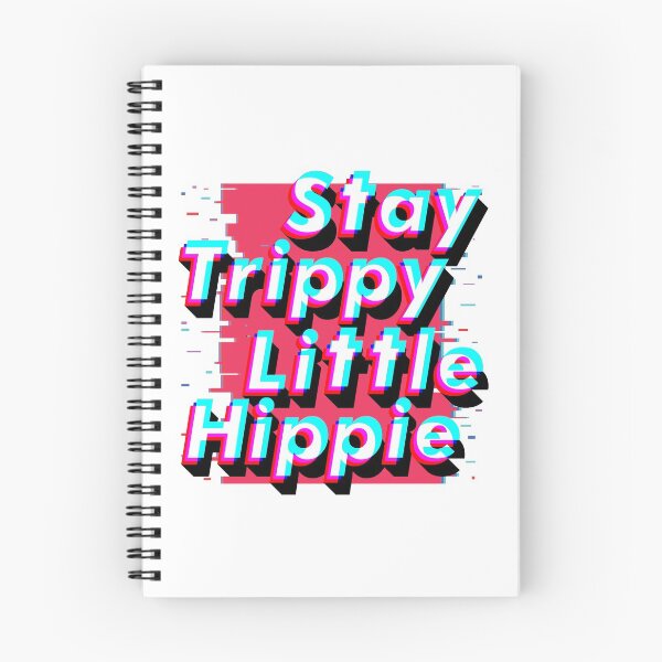 Item preview, Hippie Style - Stay Trippy Little Hippie - Cute Retro Aesthetic - Universal Vibe - White designed and sold by crazycollective.