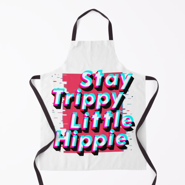 Item preview, Hippie Style - Stay Trippy Little Hippie - Cute Retro Aesthetic - Universal Vibe - White designed and sold by crazycollective.