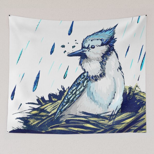 Item preview, Bird at the rain designed and sold by Ashdei.