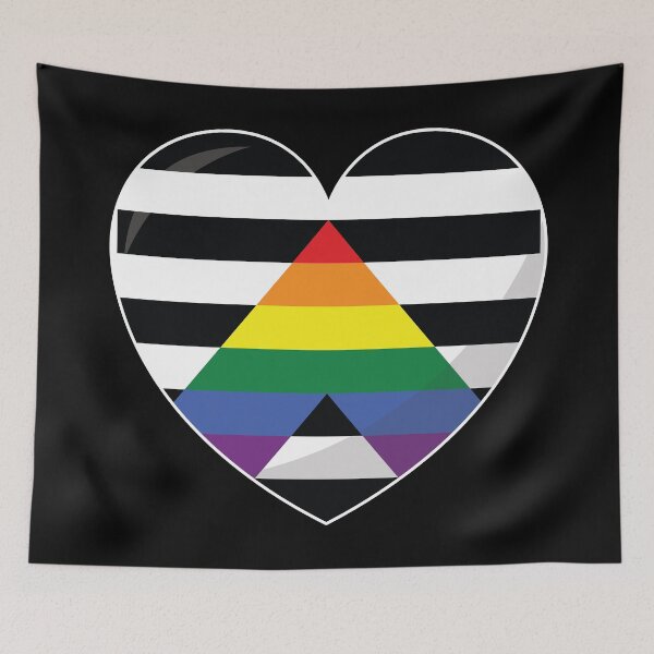 Item preview, Straight Ally Pride Heart Gift, Straight Ally Love, Straight Ally Love is Love LGBT+ designed and sold by ArtsyloShop.