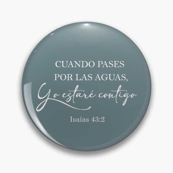 Item preview, Isaias 43:2, Spanish Bible Verse designed and sold by Aryam Quotes.