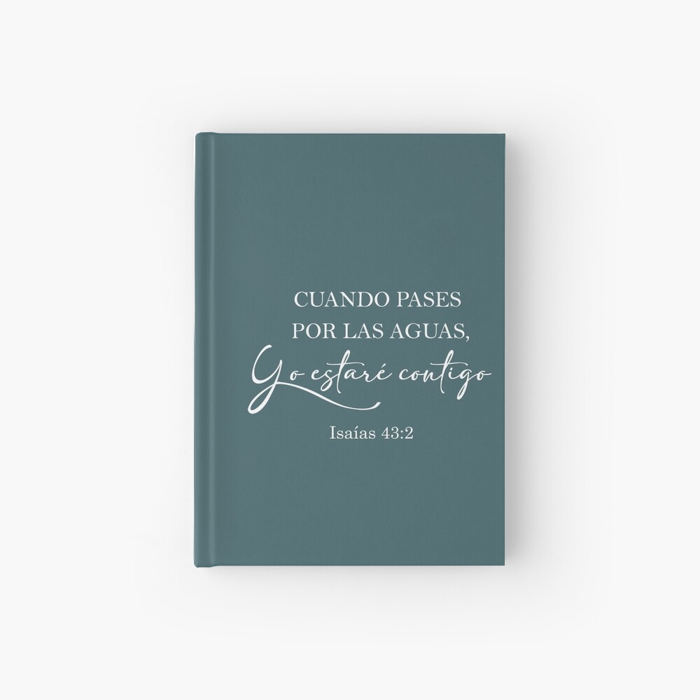 Isaias 43:2, Spanish Bible Verse Journal