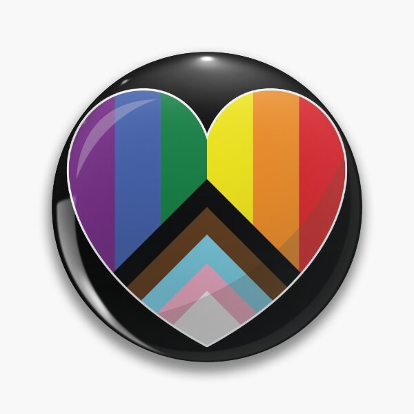 Item preview, The Progress Pride Heart Gift, The Progress Love, The Progress Love is Love LGBT+ designed and sold by ArtsyloShop.