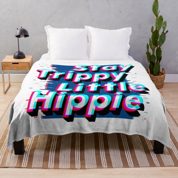 Item preview, Hippie Style - Stay Trippy Little Hippie - Cute Retro Aesthetic - Universal Vibe - Great Gift Idea designed and sold by crazycollective.