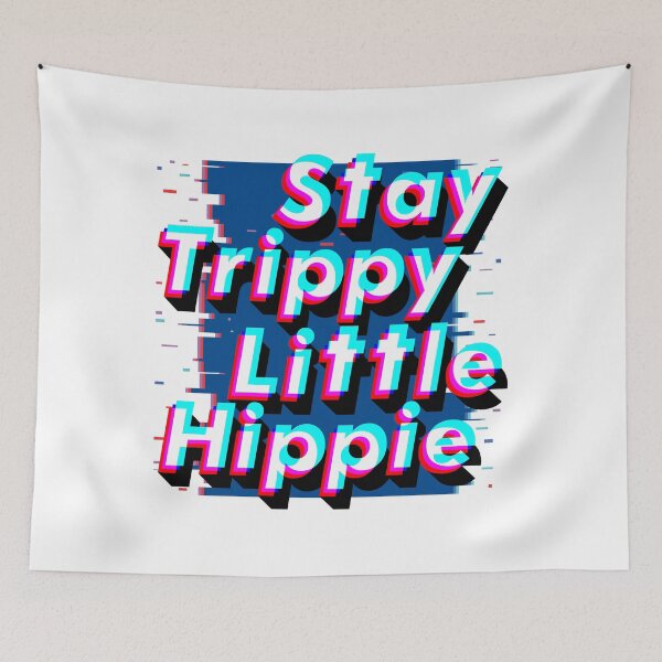 Item preview, Hippie Style - Stay Trippy Little Hippie - Cute Retro Aesthetic - Universal Vibe - Great Gift Idea designed and sold by crazycollective.