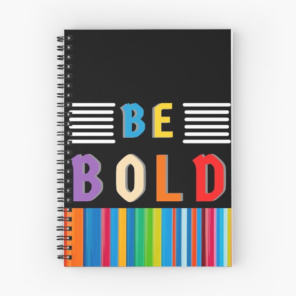 Item preview, Colorful motivational quote be bold   designed and sold by lamond-creation.