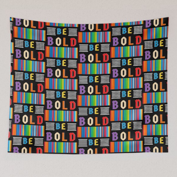 Item preview, Colorful motivational quote be bold   designed and sold by lamond-creation.