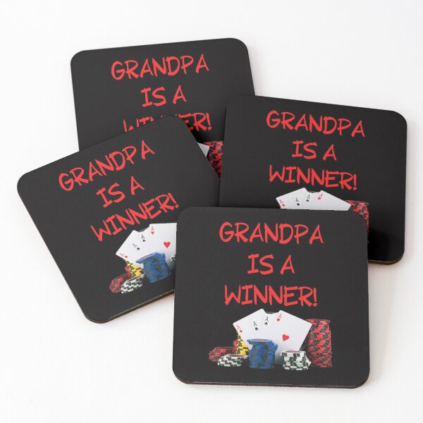 Item preview, Poker Grandpa is a Winner designed and sold by SloganExpress.