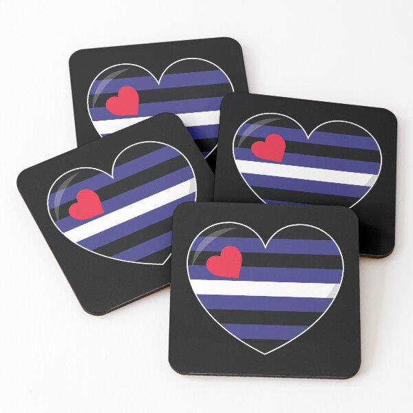 Item preview, Leather Pride Heart Gift, Leather Gay Love, Leather Love is Love LGBT+ designed and sold by ArtsyloShop.