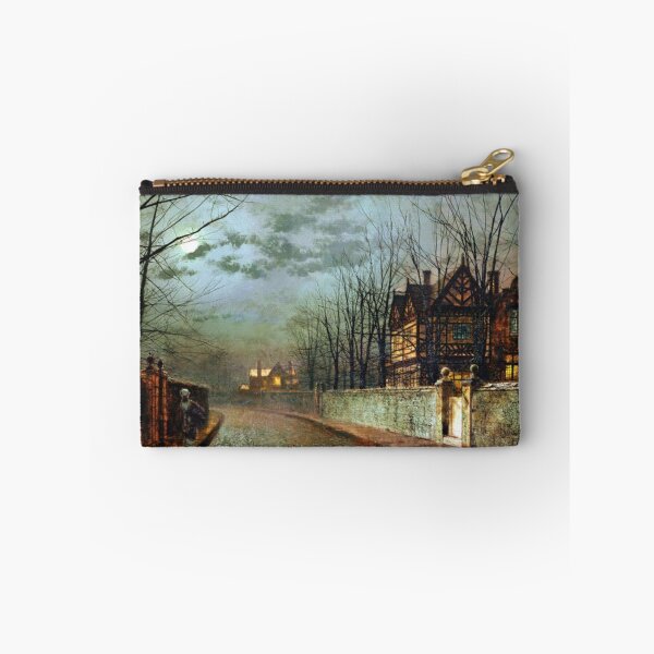 Item preview, Old English house in the moonlight after rain 1883 by John Grimshaw designed and sold by Vintage Designs +.