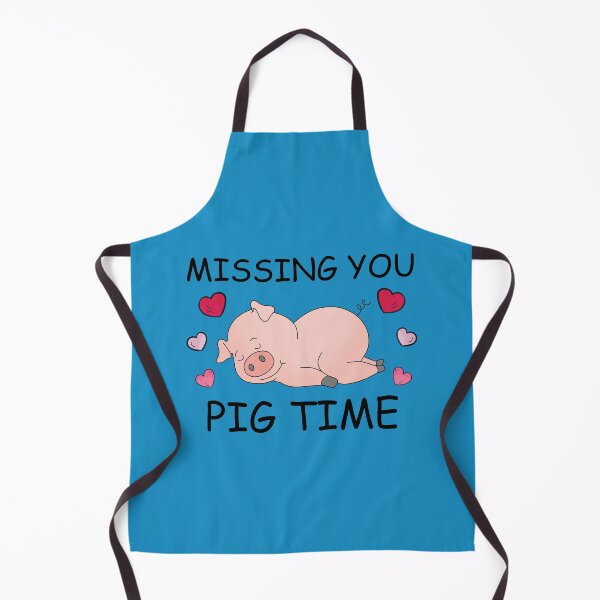 Item preview, Missing You Pig Time Funny Quote designed and sold by DesignHouse07.