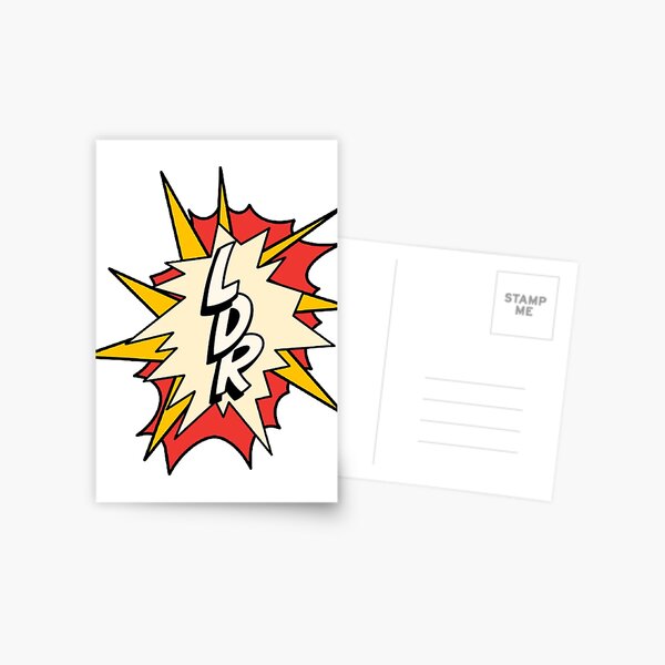 LDR Logo - with white background Postcard for Sale by KaiDee