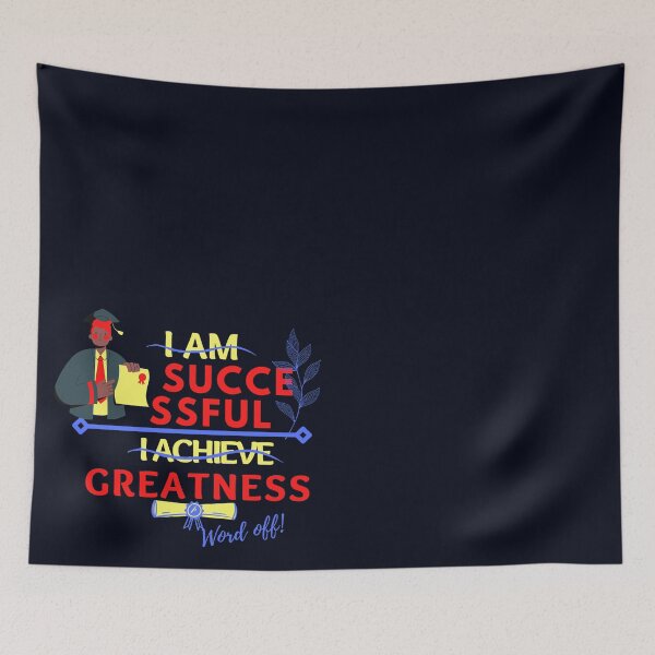 Item preview, I am successful,I achieve greatness , graduation, designed and sold by Mammanation.