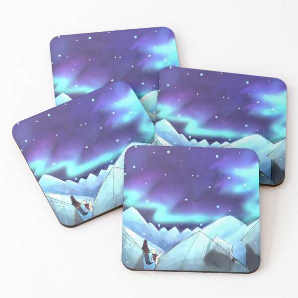 Northern Lights Coasters (Set of 4)