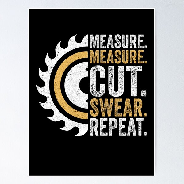 Item preview, Funny Dad Daddy Measure Cut Handyman Woodworker Father Day designed and sold by KAYLAELSIE.