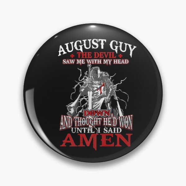 Item preview, August Guy Devil Birthday Gifts designed and sold by Clavitaps.