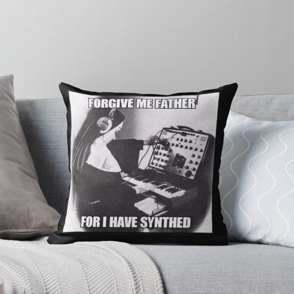 Item preview, Forgive Me Father For I Have Synthed (Sinned) designed and sold by Ilustrats.