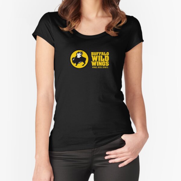 ojongono-Buffalo-Wild-Wings-yongene Fitted Scoop T-Shirt