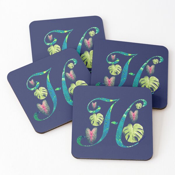 Item preview, Initials H, Tropical Taste designed and sold by tank200bar.
