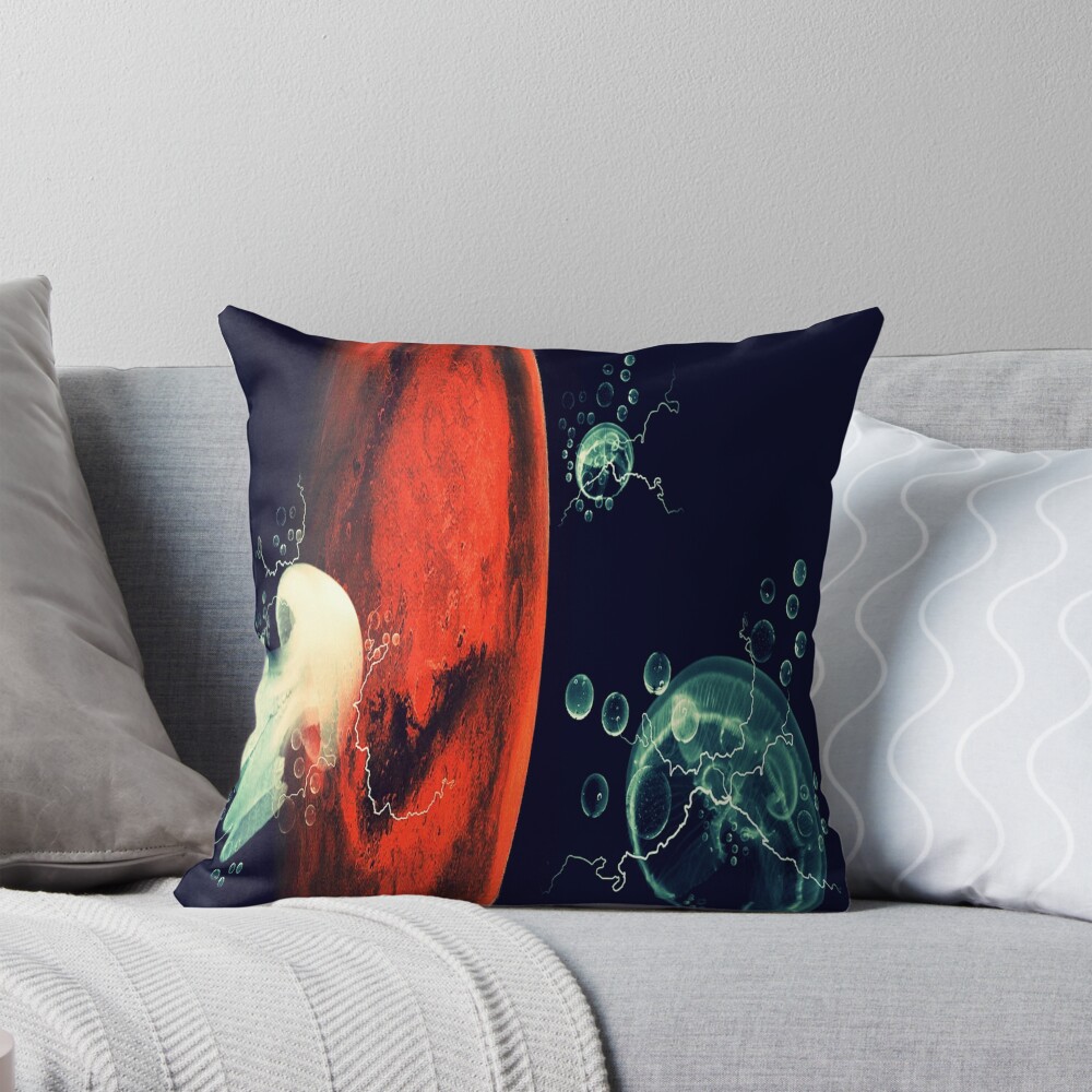 Item preview, Throw Pillow designed and sold by bubblesinspace.