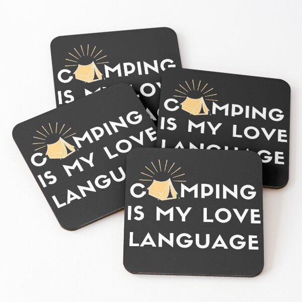 Item preview, Camping is My Love Language designed and sold by OliOuterBrands.