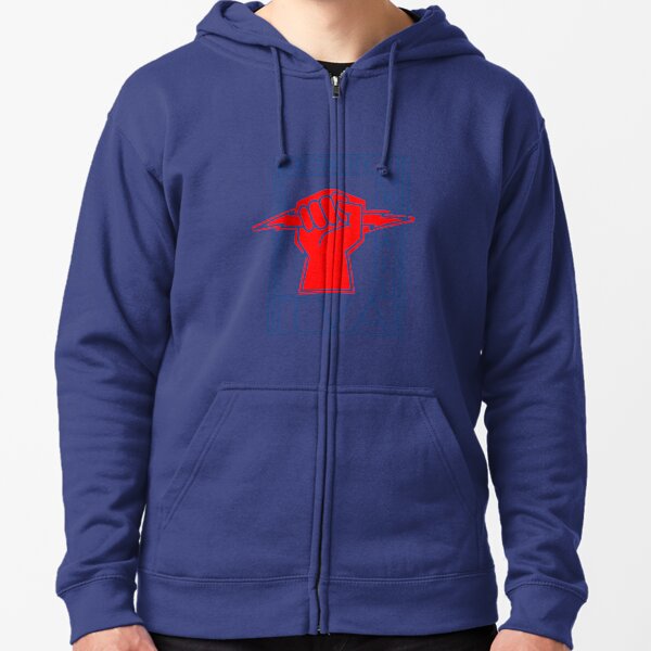 TVA-Electricity for All-Art Deco New Deal Logo Zipped Hoodie