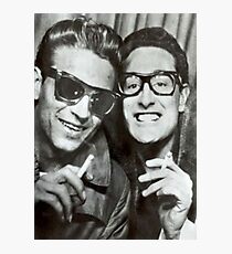 Buddy Holly and Waylon Jennings Photographic Print