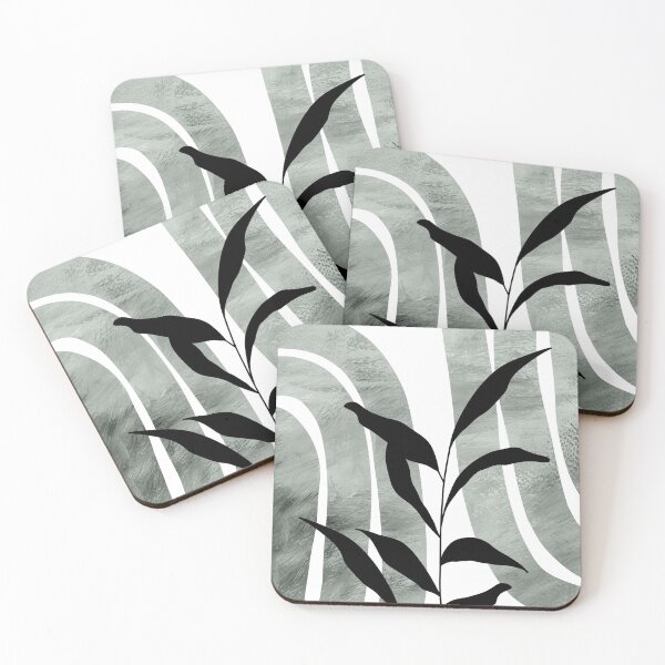 Item preview, Botanical Abstract Art in Sage Green designed and sold by StudioArtNew.
