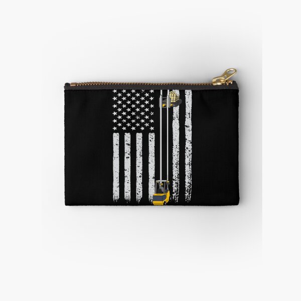 Item preview, Funny Forklifting US Flag Cartoon designed and sold by MrEddie10.