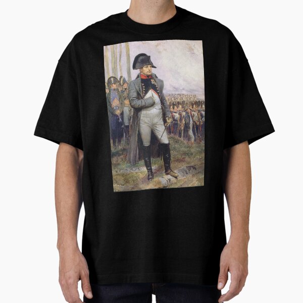 Vista previa del artículo con la obra «Napoleón con su uniforme verde de coronel del Chasseur à Cheval », diseñado y vendido por The Great  Art.