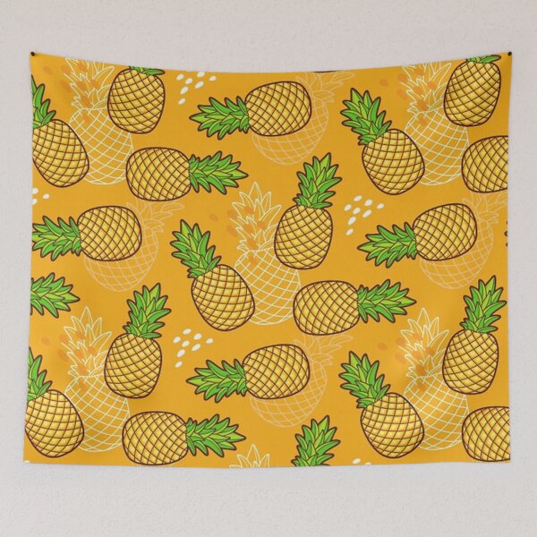 Item preview, Illustrated Pineapple Pattern designed and sold by IshitaPoint.