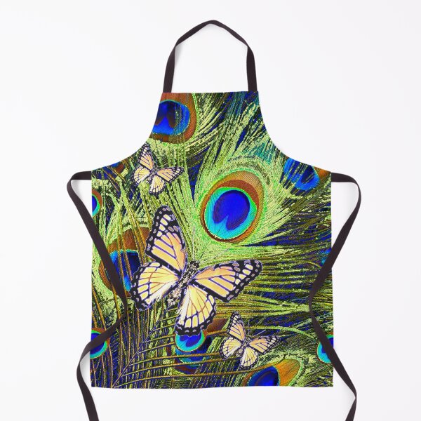 Artikelvorschau, GELBE MONARCHS PEACOCK PATTERNS FANTASY ART entworfen und verkauft von sharlesart.