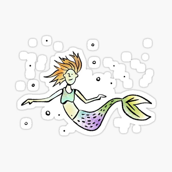 Capri the Mermaid Sticker
