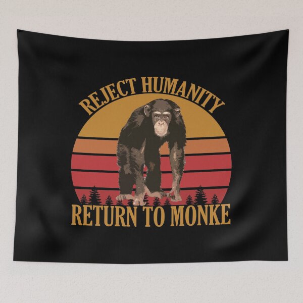 Item preview, REJECT HUMANITY RETURN TO MONKE VINTAGE designed and sold by JakaylaGlover.