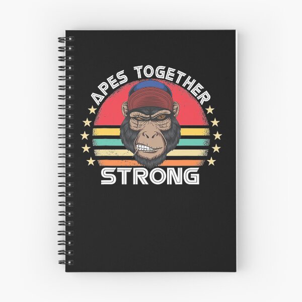 Item preview, Apes Strong Together Ape Retro Vintage Sunset GME strength  designed and sold by bambiai.