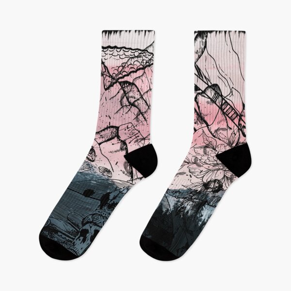Item preview, Pink&Grey Shakespeare Mountain designed and sold by Designz101.