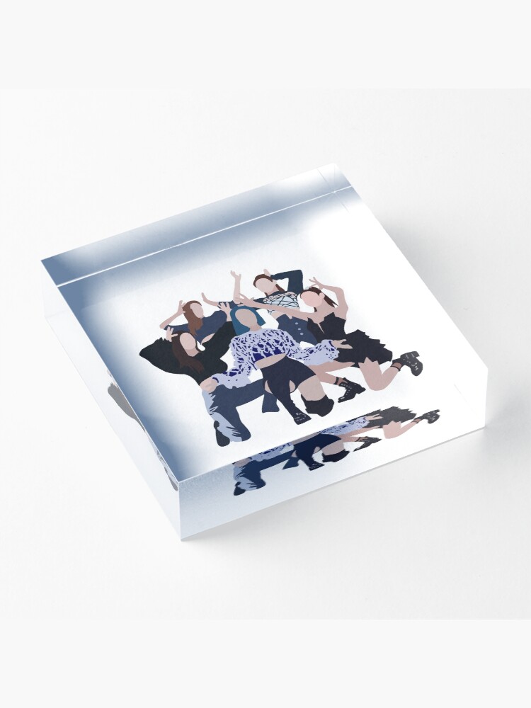 Alternate view of ITZY WANNABE Digital Illustration Acrylic Block
