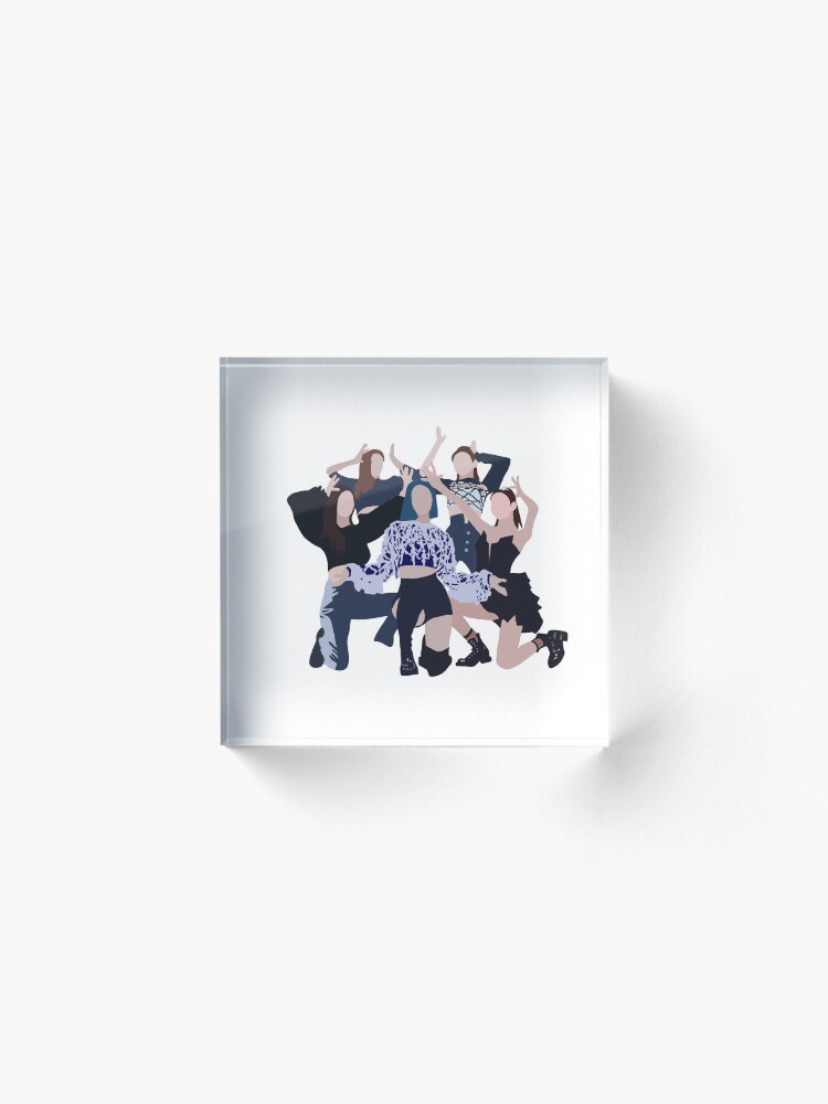 Alternate view of ITZY WANNABE Digital Illustration Acrylic Block