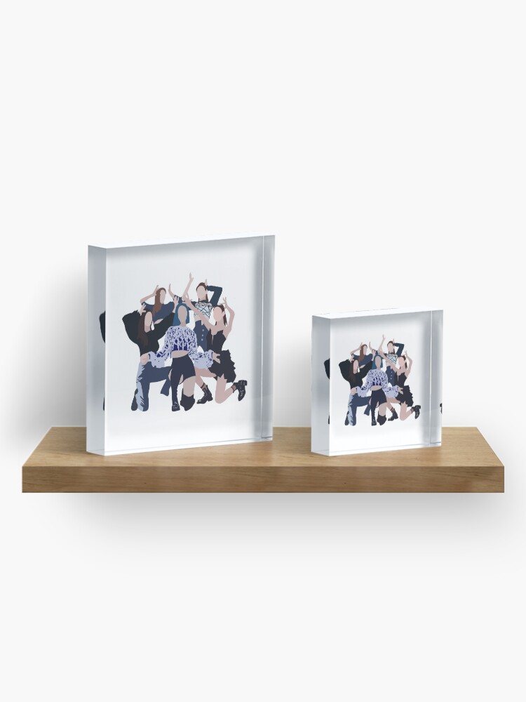 Alternate view of ITZY WANNABE Digital Illustration Acrylic Block