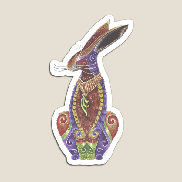 Hare Totem Magnet